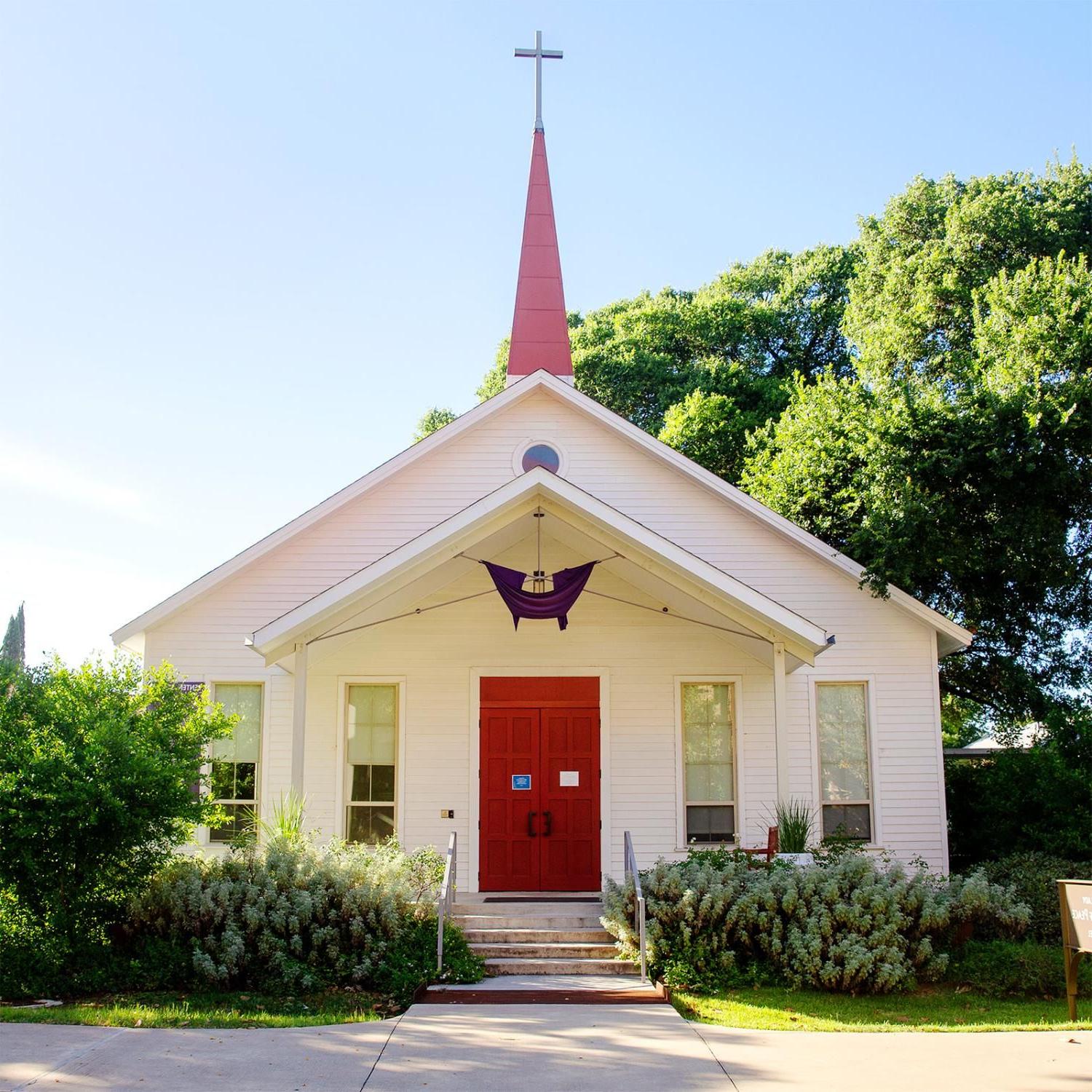 Building exterior of Our Lade of Peace Chapel